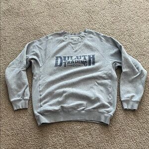 Duluth Trading Co. Heather Gray Crewneck Sweatshirt
